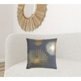 thumbnail image 5 of Gray Gold Metallic Sunburst Throw Pillow, 5 of 5
