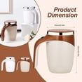 thumbnail image 3 of Rechargeable Automatic Coffee Stirring Mug With 350ml Large Capacity USB C Fast Charging Leak Proof Lid & Stainless Inner One Button Operation Stirring Cup For Coffee,kitchen drinking cups, 3 of 8