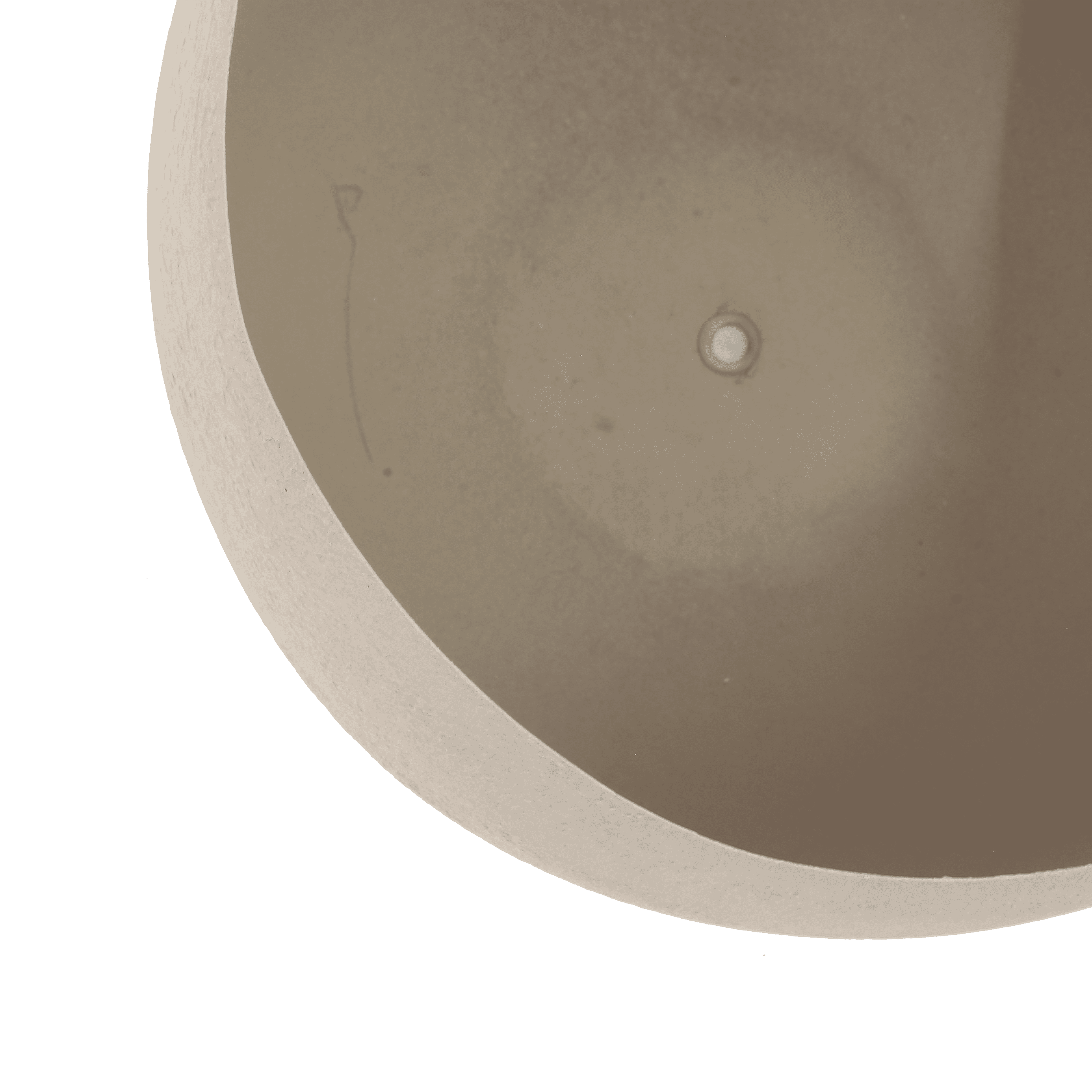 Fab Habitat Eden Handmade Round Metal Planters in Stone Finish – Set of 3 (13”, 15”, 18”) with Drainage Holes