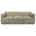thumbnail image 4 of Dorset 2-piece Upholstered Round Track Arm Sofa Set Brown, 4 of 15