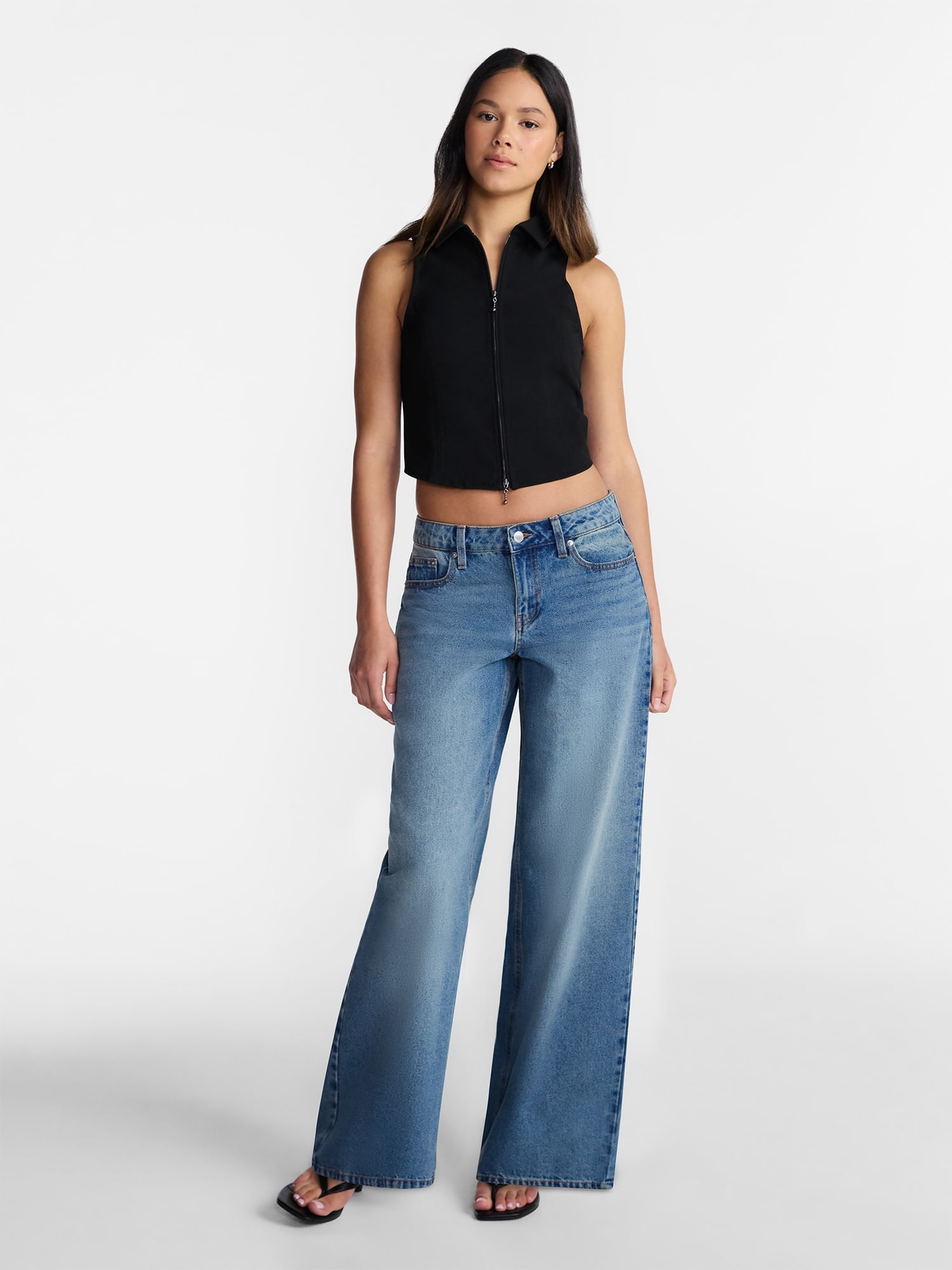 No Boundaries Low Rise Baggy, Women's 00-26W