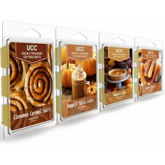 Plant Based Natural Wax Melts, Highly Scented Long Lasting Premium Soy Scented Melts Cubes, Wax Melts Tarts, Colored Wax Melt - 4 Pack$$