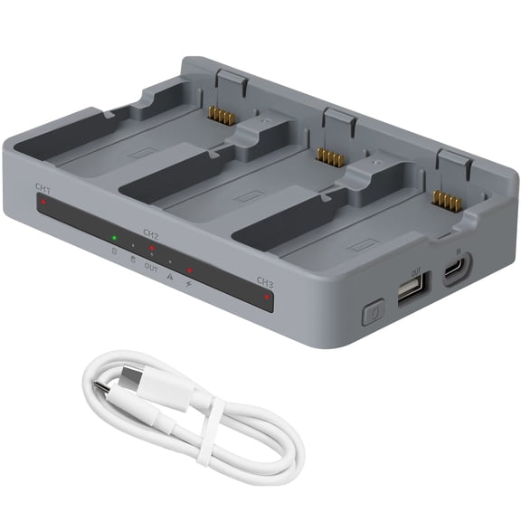 Battery Charging Hub For DJI Neo 2, Portable Fast Charger Box Two-Way Battery Charger with Storage Charge for DJI Neo 2 Drone