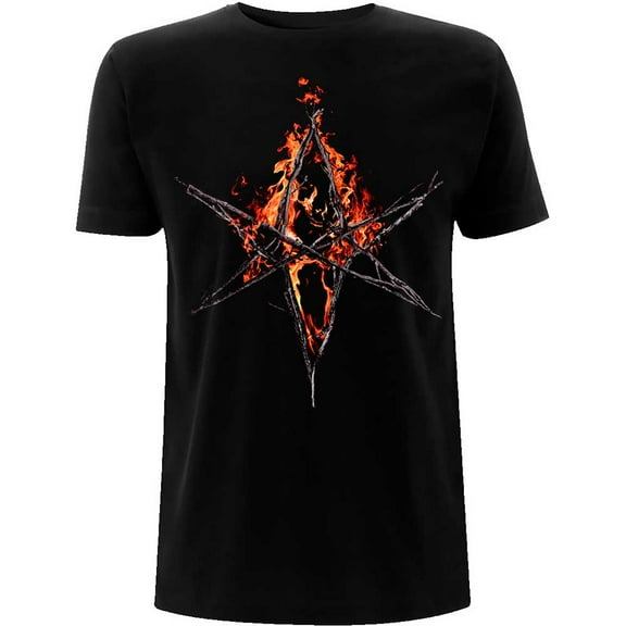 Bring Me The Horizon Unisex T-Shirt Flaming Hex (Small)