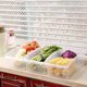 thumbnail image 4 of Refrigerator Storage Box Wheels Transparent Food Box Drawer Storage Box Fruit And Vegetable Storage Basket For Kitchen Refrigerator Etc., 4 of 7