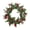 Green A, variant on Artificial Christmas Wreath Ring With Red Berries And Pinecones Plastic Home Door Decoration 13.4 Inch 1 Pack