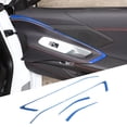 thumbnail image 6 of TINKI Real Carbon Fiber Interior Door Panel Trim Strip Compatible with Chevrolet Corvette C8 2020-2023, Auto Inner Door Panel Decorative Strip Sticker, 6 of 12