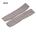 thumbnail image 4 of tredstone Exquisite Craft And Fine Stitching Best Leg Warmers For Fashionistas Uniform Leg Line Long Socks light grey 42cm 1Set, 4 of 6