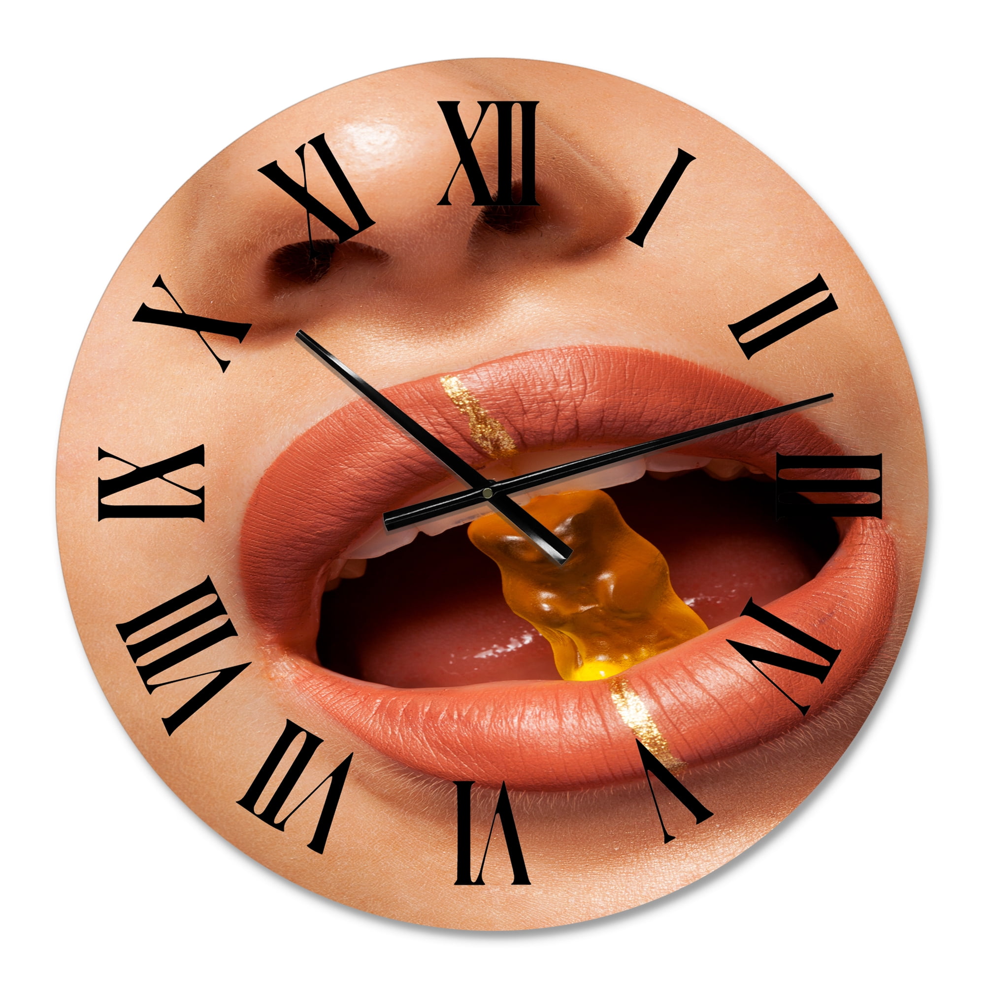 Designart 1 in Modern,Contemporary Wall Clock