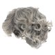 thumbnail image 1 of Role Playing Cosplay Wigs Old Lady Dress Up Silver Color M Size High Temperature Silk Material 1Set, 1 of 5