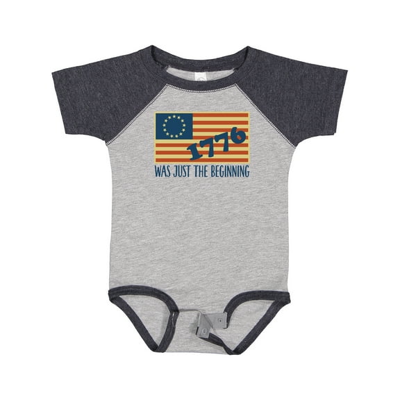 Inktastic Vintage US Flag Boys or Girls Baby Bodysuit