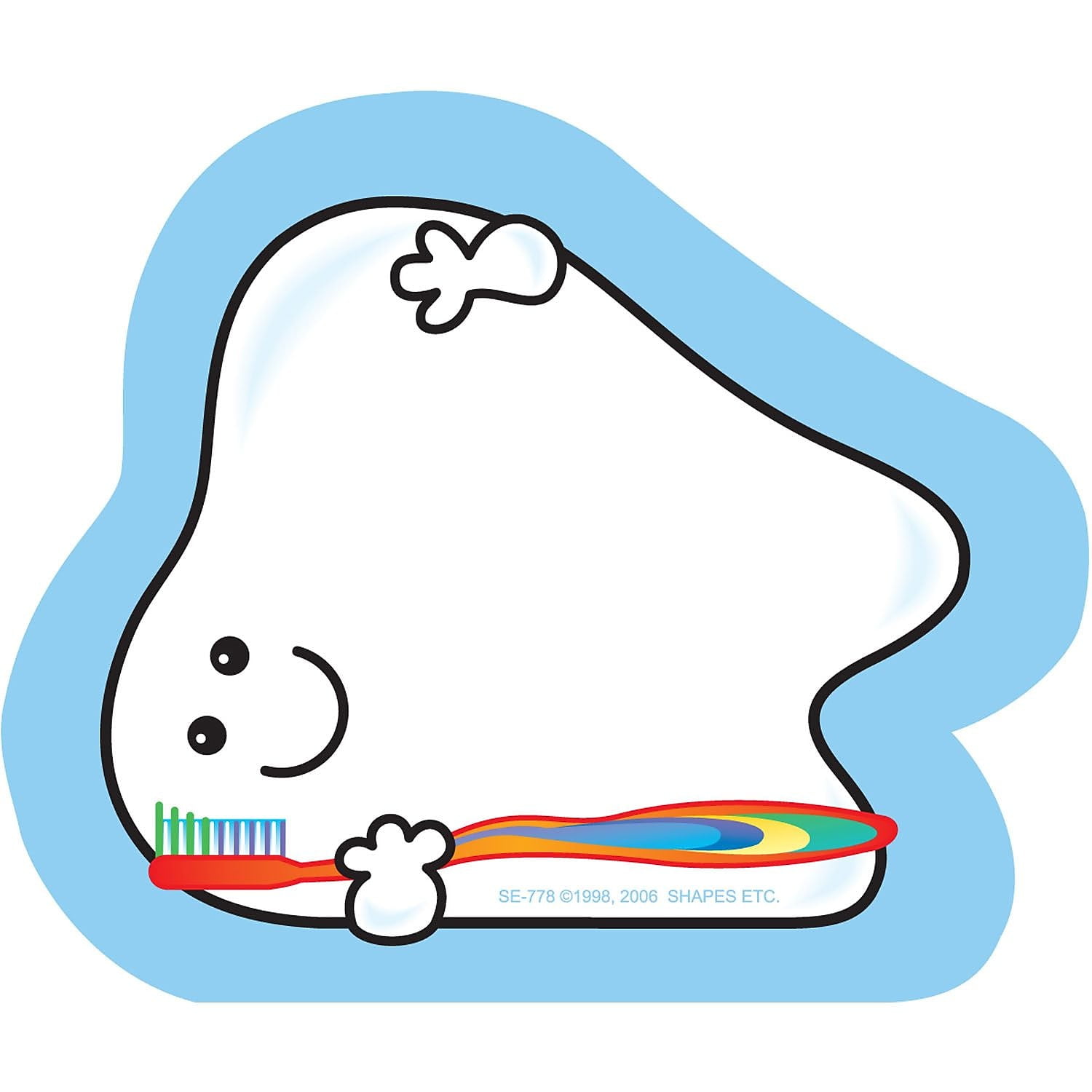 Creative Shapes 3' x 3' Mini Notepad Tooth SE-778