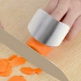 thumbnail image 6 of 2 Pcs Finger Guard for Cutting,Stainless Steel Slicing Protector,Kitchen Adjustable Finger Guard Tools,Fingers Protector for Cutting Vegetables,Safe Slicing Tool for Hands Protection, 6 of 6