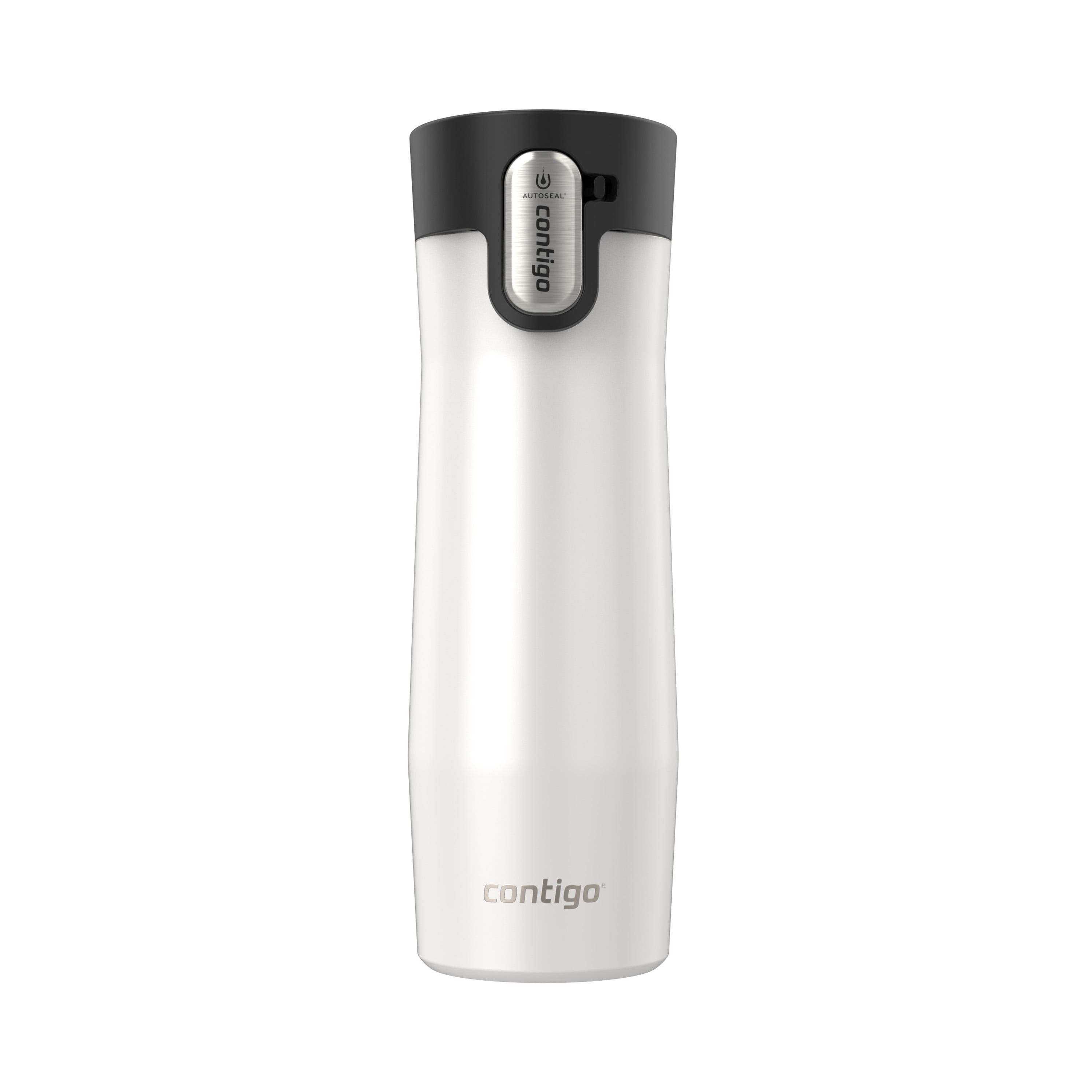 Contigo West Loop 3.0 Vacuum-Insulated Stainless Steel Travel Mug with AUTOSEAL Easy-Clean Lid, 20 oz (591 ml), Salt Frosted Pearl