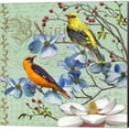 thumbnail image 3 of Great Art Now Hummingbird & Oriole Bird Botanical by Art Licensing Studio 2 Piece Canvas Art Set Each 14W x 14H, 3 of 3