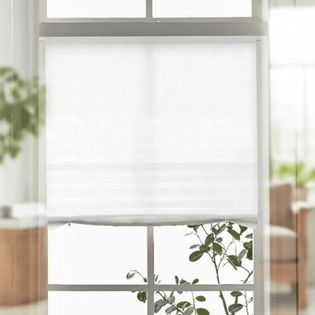 2-Pack Cordless Self-Adhesive Pleated Window Shades, Blackout Paper Blinds for Doors & Windows, No Drill Easy Install Non-Woven Fabric Coverings for Home Office, Trimmable to Size