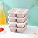 thumbnail image 4 of Caja Preparación Comidas Contenedor Almacenamiento Alimentos Bandeja Servicio 4 Compartimento Microondas Y Lavavajillas Safe BPA Free para Viajes Picnic Party, 4 of 6