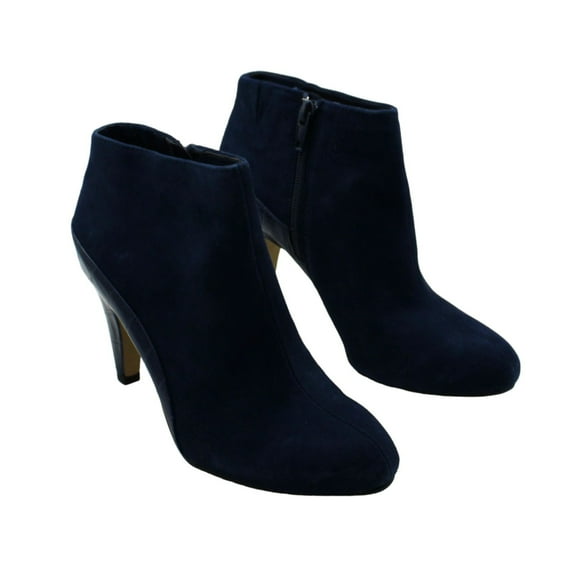 Bella Vita Women's Brennan Dress Booties - Navy Kid Suede Leather