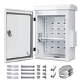 thumbnail image 2 of Outdoor Electrical Box, Cold-Rolled  Plate,  Alloy  Beam, One- Ventilation Design, IP65 , Wall/Pole Mounted (17.8" x 13.9" "), 2 of 7