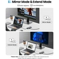 thumbnail image 6 of ORICO 10 in 1 USB C Docking Station Dual Monitor Laptop Docking Station with HDMI 4K, VGA, 3 USB Port, PD 100W, SD&TF, 3.5mm Audio, Gigabit Ethernet Type C Multiport USB C Hub Adapter, 6 of 9