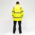 thumbnail image 3 of Timco - Hi-Visibility Parka Jacket - Yellow (Size XXX Large - 1 Each), 3 of 5