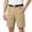 Khaki, variant on Clossjun Mens Slim Stretch Khaki Shorts Lightweight Quick Dry for Golf Dress Casual Work with Pockets(No Belt)