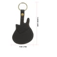 thumbnail image 3 of MERRYHAPY 1Set Black PU Guitar Picks Holder Portable Guitar Pick Storage Bag with Keychain for Easy Carry, 3 of 5