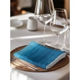 thumbnail image 6 of Sky Blue Ombre Cloth Napkins Set of 6 Reusable Dinner Napkins, Modern Abstract Art Ocean Oil Painting Cocktail Napkin Washable Table Napkins for Wedding/Holiday Party/Baby Shower 20"x20", 6 of 7
