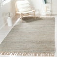 thumbnail image 2 of SAFAVIEH Natural Fiber Peronel Abstract Area Rug, Natural/Teal, 5' x 8', 2 of 8