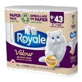 thumbnail image 3 of Royale Velour Recyclable Paper, 9 Mega equal 43 Toilet Paper, 3 of 9