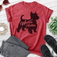 thumbnail image 2 of Westie Mama, Unisex Women's Shirt, West Highland White Terrier Owner, Funny Dog Mama Gift, Heather Red, X-Large, 2 of 6