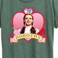 thumbnail image 3 of Wizard of Oz - Heart Dorothy - Women's Short Sleeve Graphic T-Shirt, 3 of 5