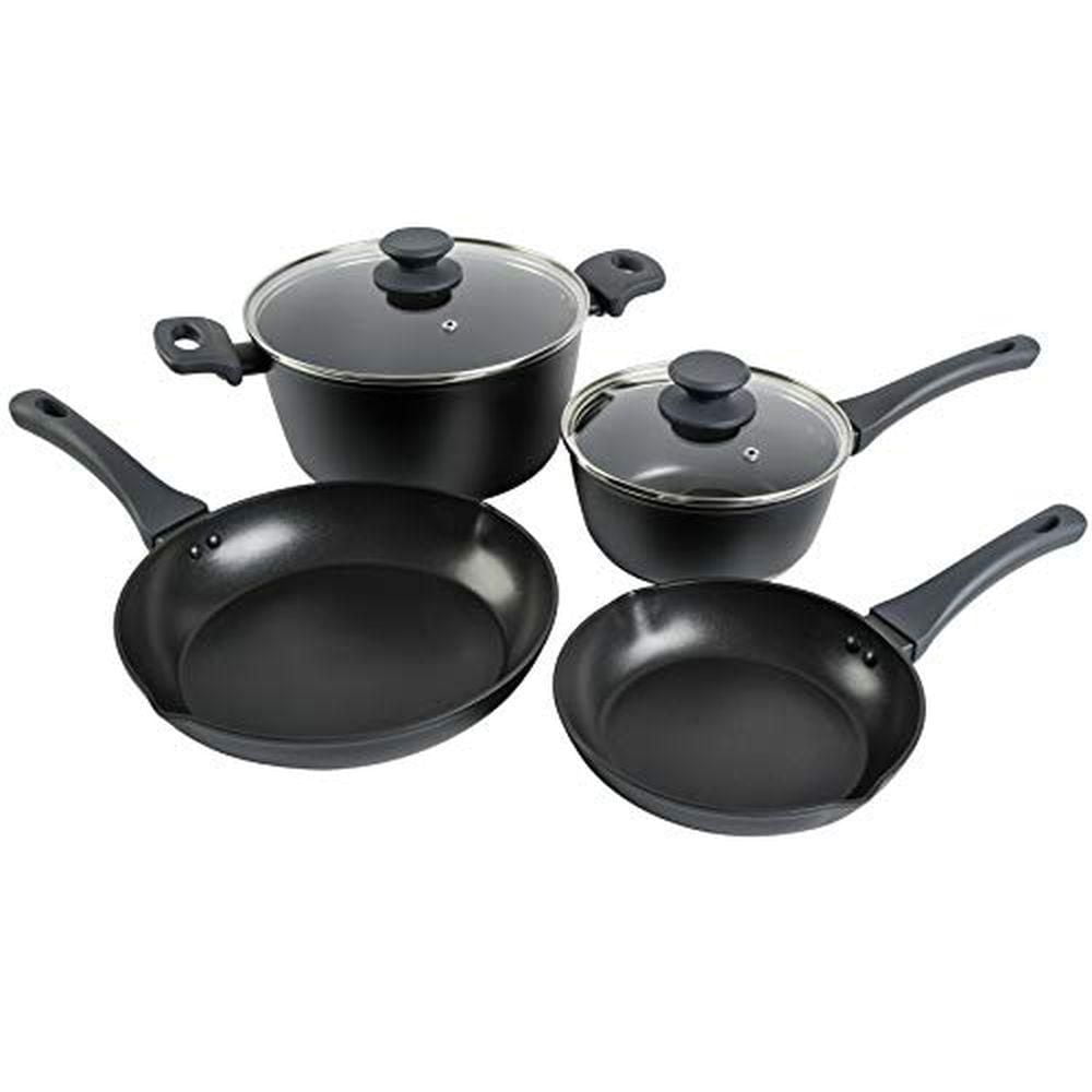 Gibson Soho Lounge 6 Piece Cookware Combo Set, Black