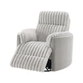 thumbnail image 6 of ACME Emee Corduroy Fabric Upholstered Glider Recliner with Swivel in Gray, 6 of 9