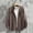Brown, variant on Mens Shirts Spring Summer Breathable Long Sleeve Button Down Band Collar Work Shirts Beach Shirt