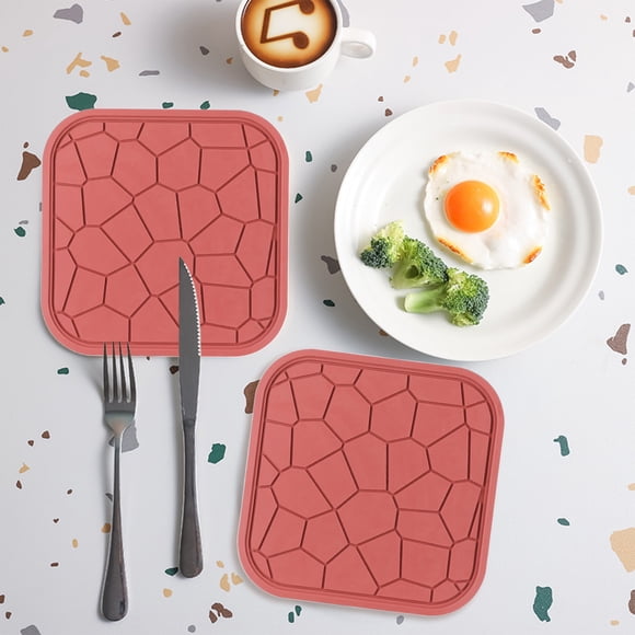 Fwttom Home Decor Placemats Coffee Mats Kitchen Table Mats Easy to Clean Kitchen Table Mats for Kitchen Insulation Tablemat Hot Pad for Dishes