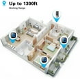 thumbnail image 6 of Bitiwend Electric Wireless Doorbell Kit, 58 Melodies, 1 Push Button, Plug-in 2 Receivers, Black, 6 of 10