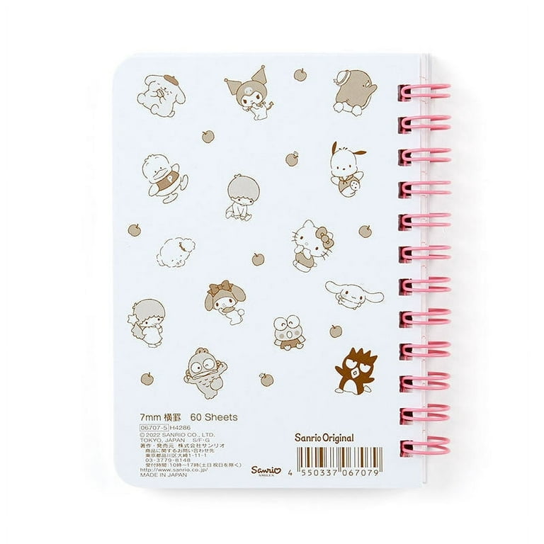 Sanrio Characters Ruled Notebook
