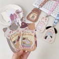 thumbnail image 6 of 5-Pack Cute Animal-Themed ID Card Holder with Lanyard, Transparent Window Protective Badge Sleeve, Kawaii Stationery for Students and Office Professionals, 6 of 6