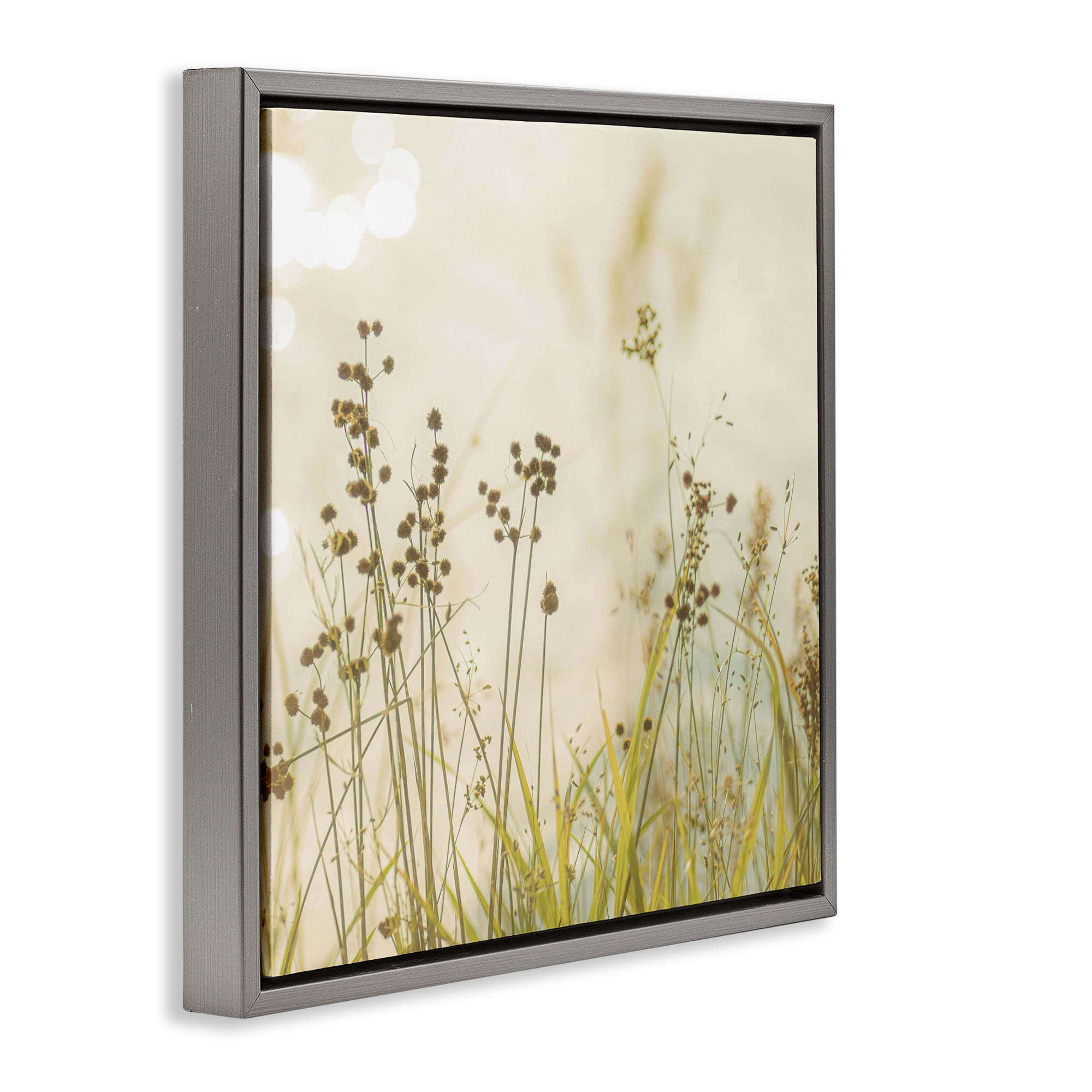 Stupell Industries Country Afternoon Walk Gray Framed Floater Canvas Wall Art, design by Erin Marie
