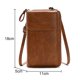 thumbnail image 2 of Bolso para teléfono celular Bolso pequeño para hombro Estuche de billetera con ranuras para tarjetas RFID de viaje de cuero, 2 of 5