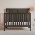thumbnail image 3 of Child Craft Hampton Flat Top Crib and Changing Table Nursery Set, 4-in-1 Convertible, Dapper Gray, 2-Piece, 3 of 8