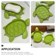 thumbnail image 7 of FENGGUIQU 5-Pack Multi-Functional Turtle Soap Holder Tray in Green with Self-Draining Design for Bathroom Use, 7 of 7