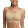 thumbnail image 2 of Pretty Comy Nursing Bra for Breastfeeding Seamless Full Bust Maternity Bras for Pregancy, 2 of 8