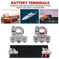 thumbnail image 4 of 2Pcs/Set Automotive Battery Terminals Wearproof Copper Plated Terminal Adapters Car Replacement Parts, 4 of 4