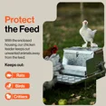 thumbnail image 3 of SuperHandy Chicken Feeder Automatic 20lbs (9kg) Capacity with Spill Proof Galvanized Steel, 3 of 6