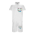 thumbnail image 3 of Short Sets for Men Short Sleeve Quarter Zip Polo Shirt and Shorts 2 Piece Matching Set Mens Summer Outfits, 3 of 3