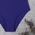 thumbnail image 2 of Conjunto de bikini con cuello en V y bloque de color para mujer traje de baño para niña (L púrpura) FLhrweasw Para estrenar, 2 of 9