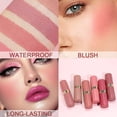thumbnail image 4 of Set de pintalabios ORANOT, 6 unidades, rosa nude, marrón y rojo mate, 4 of 7