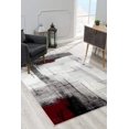 thumbnail image 3 of eRug Outlet Montage Collection Modern Abstract Area Rug (4x6 feet) - 4' x 5'6", Grey, 3 of 6